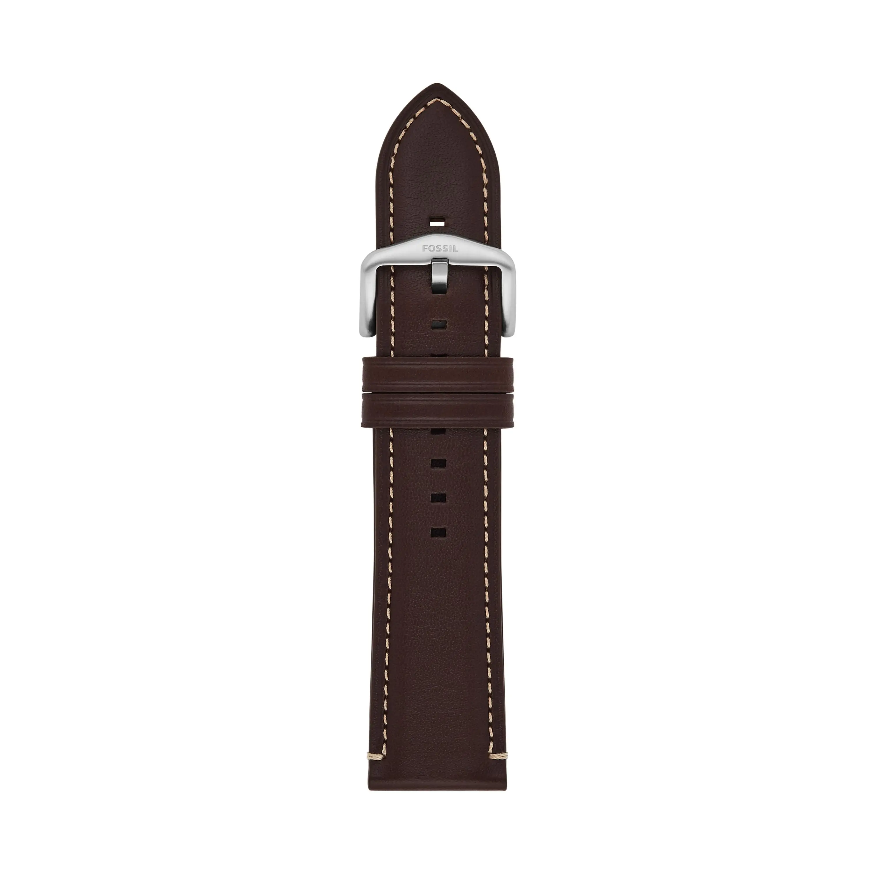 Fossil Men's 24mm Brown LiteHide™ Leather Watch Band