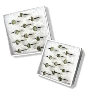 Moldavite Ring | 925 Sterling Silver Ring | Crystal Jewelry | Gemstones | Tektite