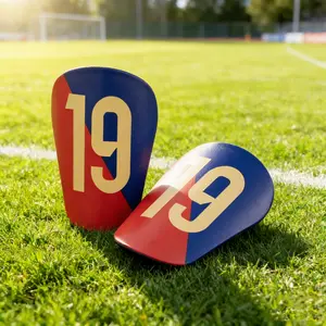 Mini Football Leg Pads, Durable Portable Sports Equipment, Comfortable Wear for Men Women All Ages, Ideal for Soccer Basketball Baseball