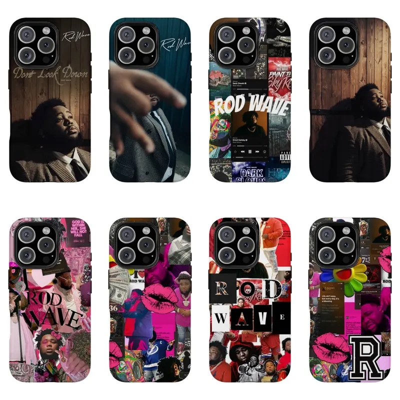 Rod Wave 2026 Last Lap Custom Shockproof Wireless Hard Cover Phone Case, Tough Shell for iPhone 16 17 Pro Max 15 14 13 12 11 & Samsung S21 S22 S23 S24 S25, Fan Gift for Men Women, Halloween Gift