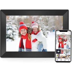 Digital Frame WiFi Smart Digital Picture Frames 10.1Inch 1280 * 800 HD IPS Touch Screen with 16GB Free Storage Use “Uhale”APP Instant Sharing of Photos/Videos to Digital Photo Frame-Best Gift