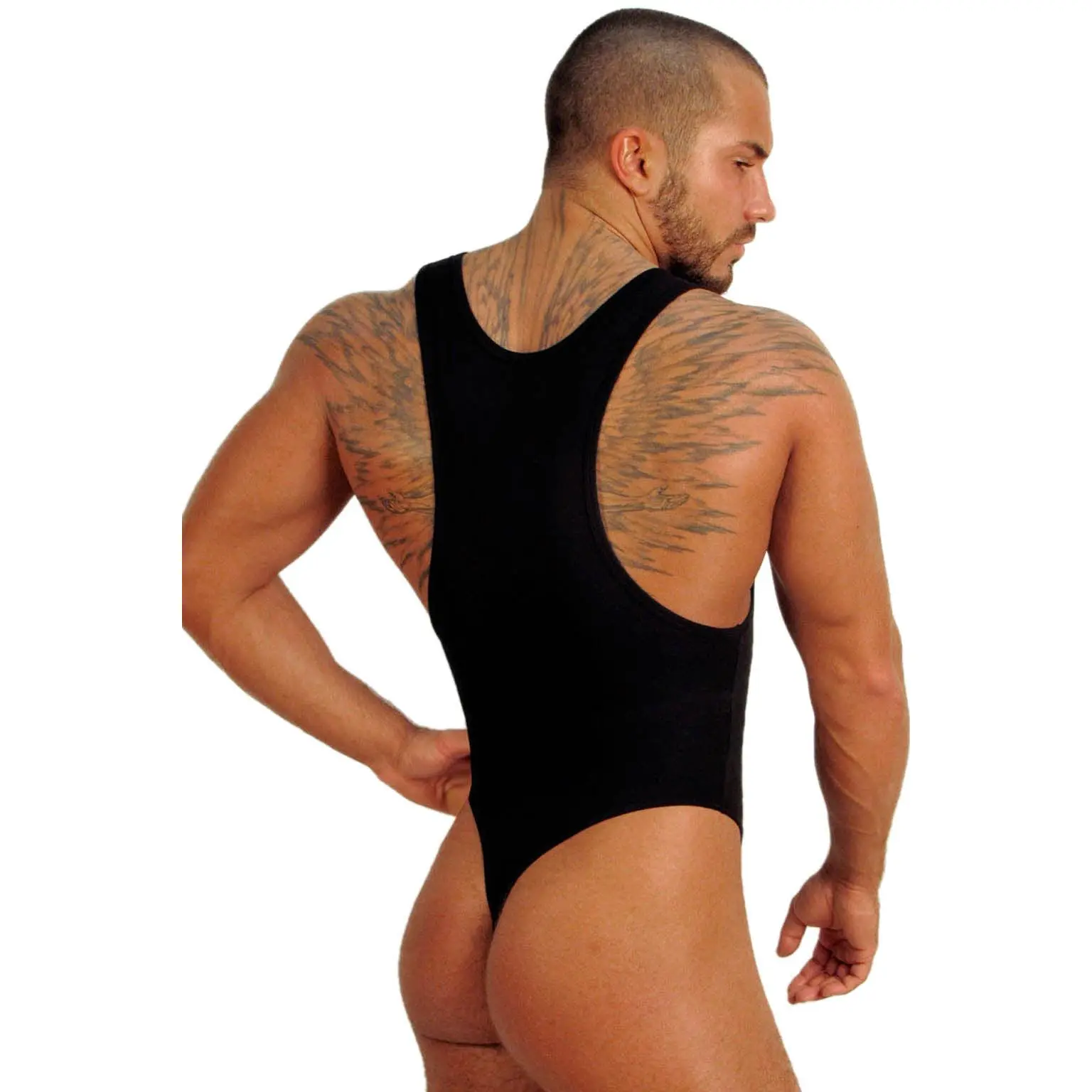 Doreanse Mens Edge Thong Bodysuit Athletic Underwear