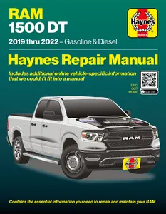 RAM 1500 DT (2019 - 2022) Haynes Repair Manual