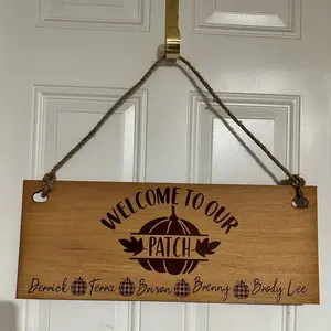 Customized Welcome Sign