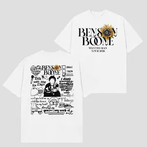 Benson Boone Beautiful Things Lyrics Collage Graphic Shirt Pop Singer Concert Merch for Fans Festival Outfit Gift Shirt For Men Women