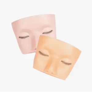 Mannequin Head With Three Layer Lashes For Lash Extensions white Mannequin Head With Three Layer Lashes For Lash Extensions white