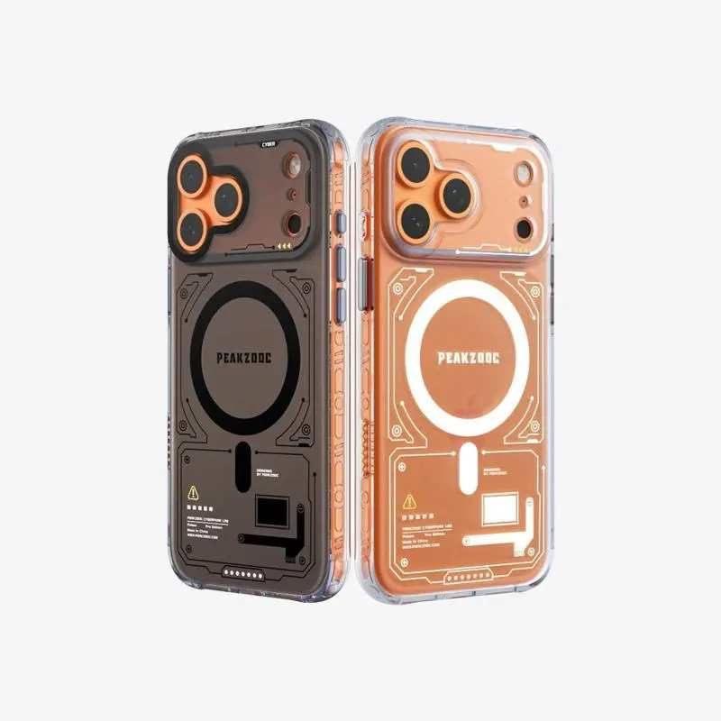 Neural Armor iPhone Case – Futuristic Shockproof Design, Anti-Fingerprint Matte Finish, Military-Grade Drop Protection – Compatible with iPhone 17 Pro Max
