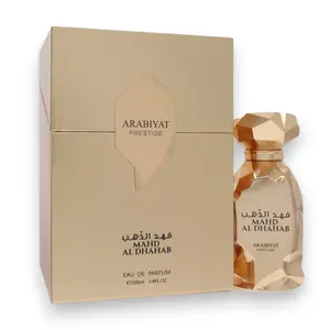 Arabiyat Prestige | Mahd Al Dhahab | Eau De Parfum | Unisex Fragrance | 100 ML - 3.4 oz | Grapefruit - Bergamot & Vanilla Notes | Luxurious