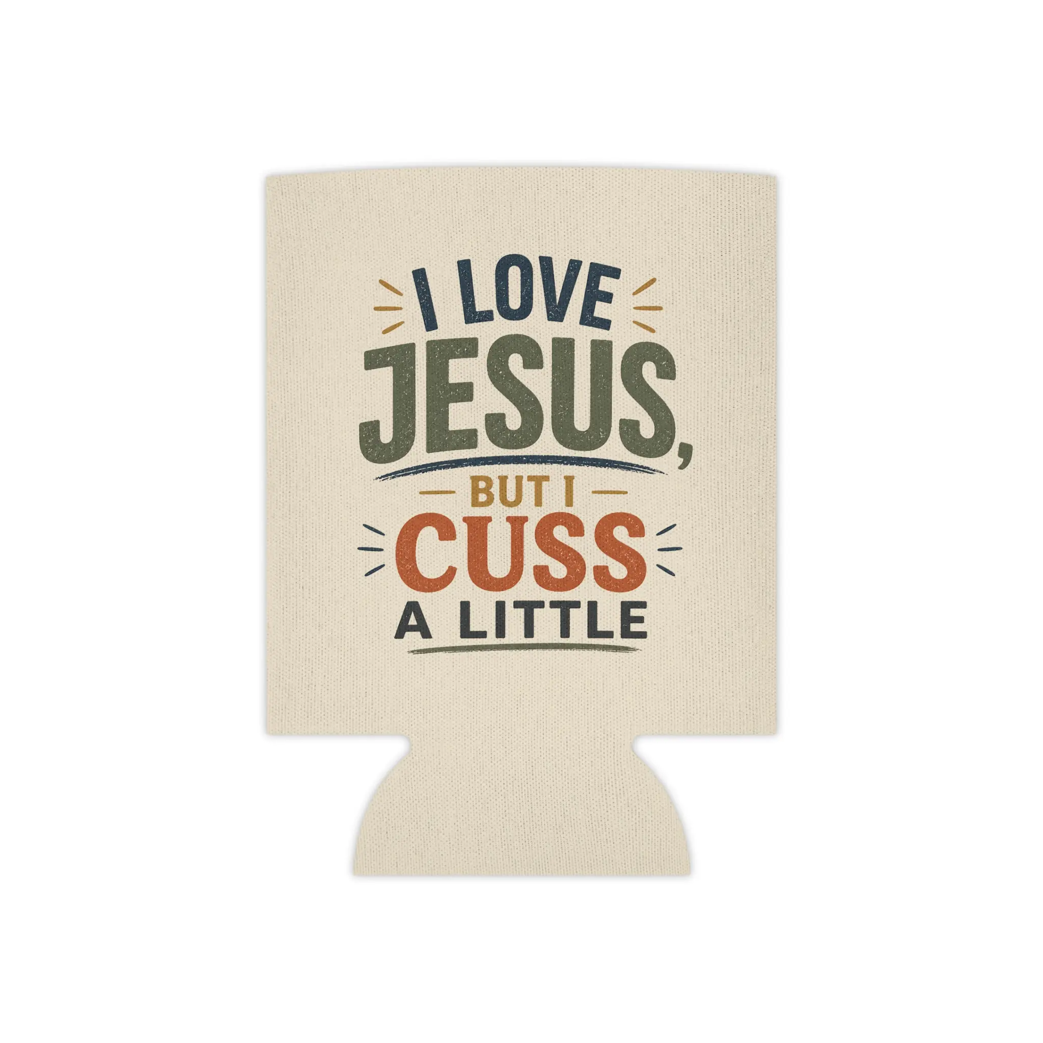 AltChristian Lightweight Foam Beverage Koozie, Funny Faith Can Cooler for Adult Jesus-Loving Individuals, Ideal for Backyard Barbecues, Regular Can