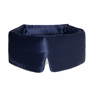Drowsy Sleep Co Silk Eye Mask - Midnight Blue