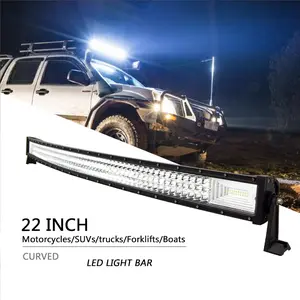 2-Row 22"  Curved LED Light Bar Offroad Led Bar Combo Beam Led Work Light Bar 12v 24v For 4x4 4WD SUV ATV Cars