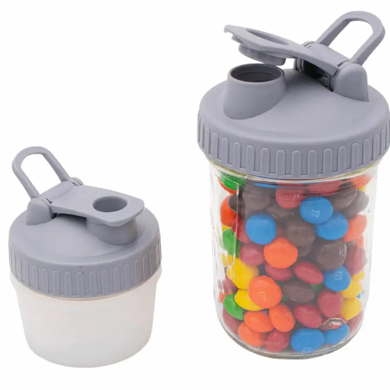 Pour & Store Shaker Lid with Carry Loop for Mason Jars (Old Version)