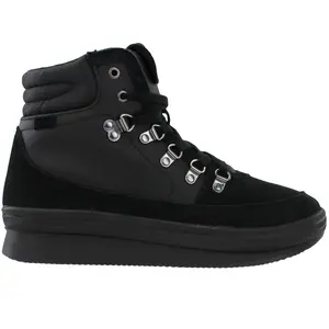 Keds Womens Midland Lace Up Rain Casual Boots Ankle - Black