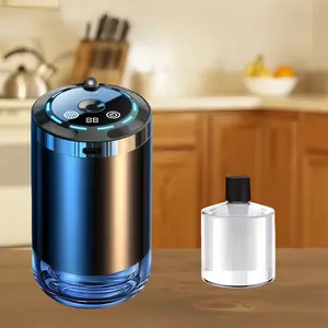 Smart Essential Oil Diffuser, Rechargeable Portable Humidifier with 500mah Battery, USB Charging, Touch Control, Night Light Function for Home and Office Use