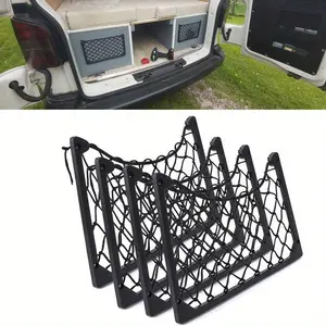 1pc Large Stretch Mesh Storage Rack Cargo Mesh Mesh Magazine Rack Car Caravan RV Boat Camper Bus Vehicle Accessories