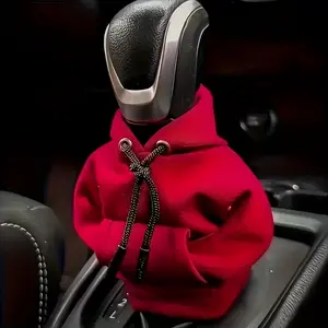 Multifunctional Car Hoodie Jacket, Polyester Fabric, Drawstring Design, Front Pocket, Helmet Compatible, Vibrant Colors, All-Season Comfort