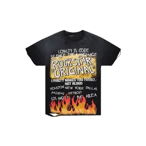 Beno Black/Yellow Oversized Graphic T-Shirt