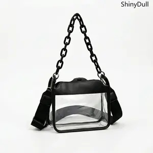 Clear Stadium Bag for Women & Men – Transparent Crossbody Shoulder Bag