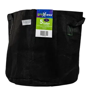 GroXcess Cloth Pot 5 Gallon with Handles