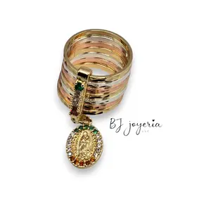 COPPER RING WEEKLY WITH VIRGIN CHARM (0995)