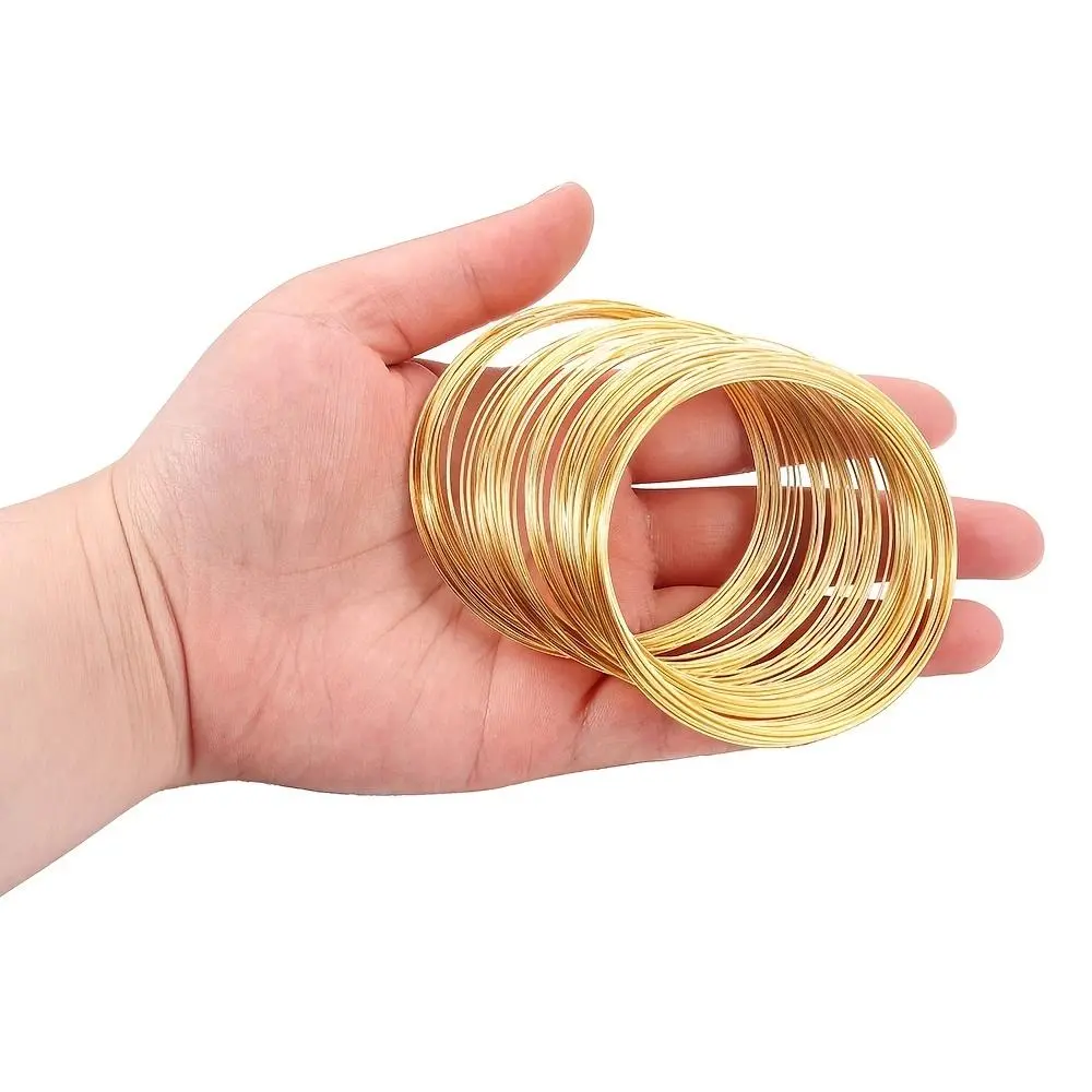 New Memory Steel Wire Bracelet Diy Hand String Accessories Beads Jewelry Material Bracelet Iron Ring Wire Circle Circle Diy Jewelry Making Make Bracelets Diy Beading