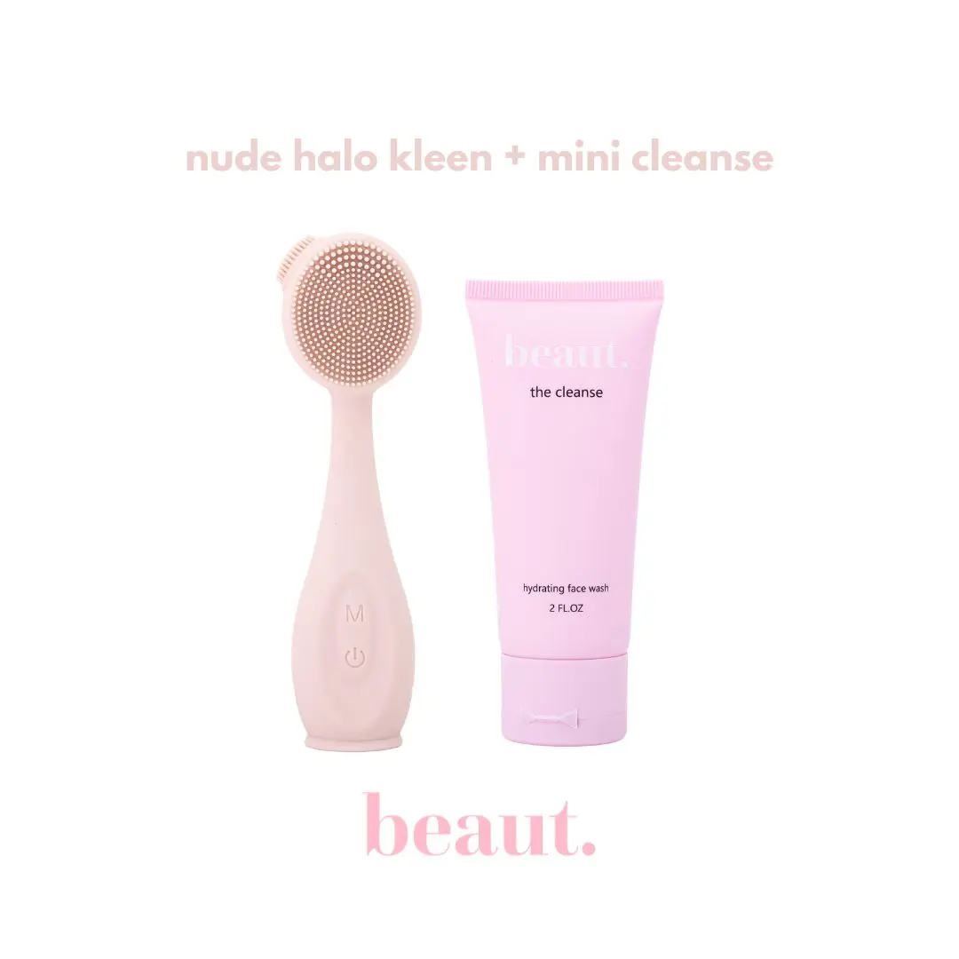 halo kleen cleansing tool + mini cleanse bundle