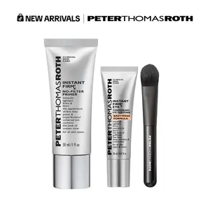 Peter Thomas Roth Easy Wear + Primer Duo, Easy Wear Temporary Eye Tightener, Instant FirmX No-Filter Primer