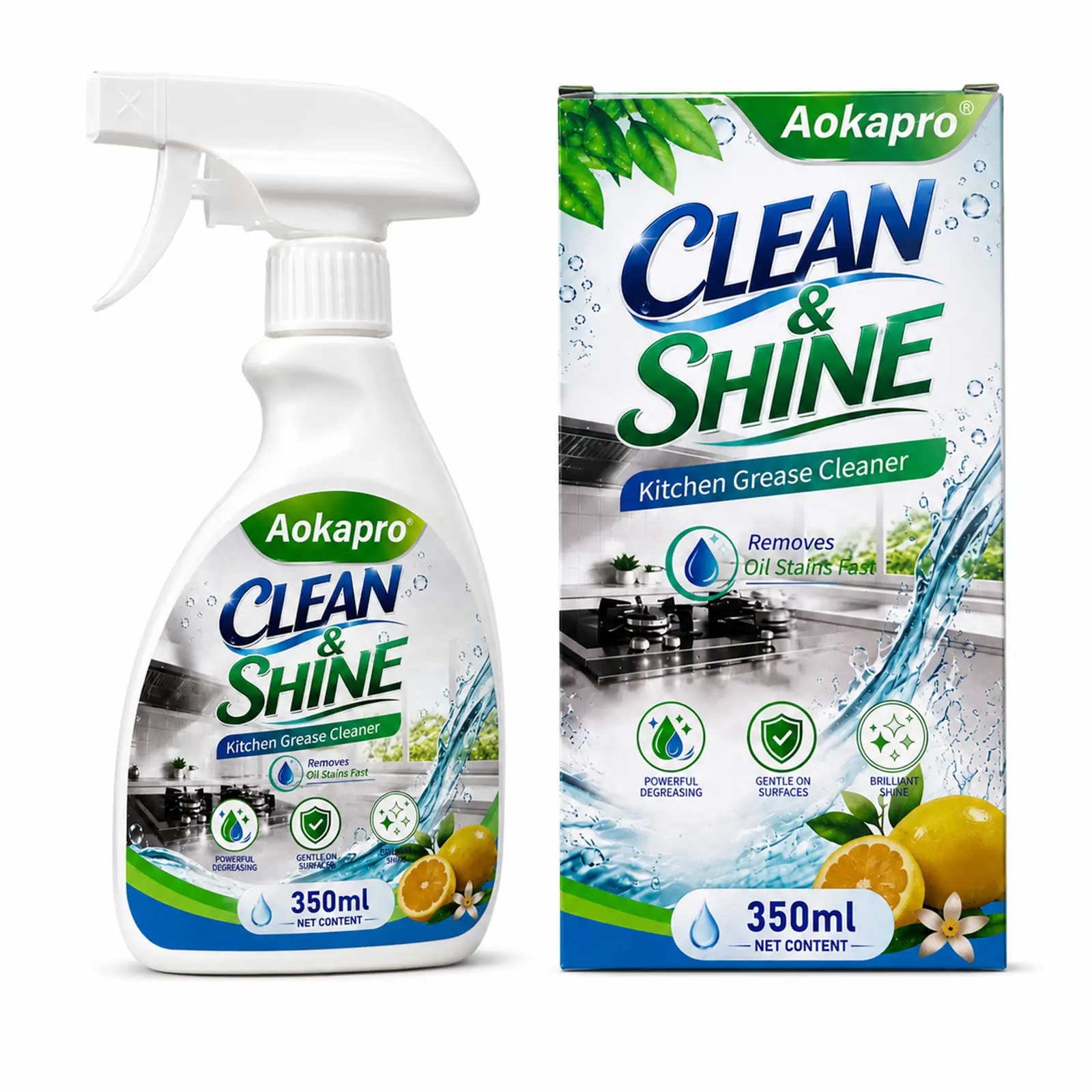 Dissolves Caked Cooking Grease, Oil Stains & Smoke Grime In Seconds, No Hard Scrubbing