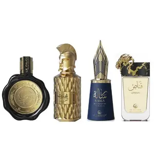 Le Falcone Unisex Fragrances Multi-Pack - Risala Autograph, Mirsaal Valentine, Muharib Alpha, Qannas Eau De Parfum (EDP) | 100ml | Blackcurrant, Jasmine, Tonka Bean Notes for Unisex Wear