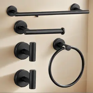 Bathroom Accessories Set, Including Towel Rack, Toilet Paper Holder, Bathroom Decor Set, Bathroom Storage Rack, Bathroom Accessories, Home Organizer, Bathroom Sets