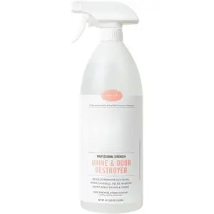 Plant-Powered Urine & Odor Eliminator - Professional Strength Formula for Carpets & Indoor Spaces, Cruelty-Free Pet Stain Remover, 128 oz Heavy-Duty Solution, Safe for Homes with Cats & Pets steamer  tray cat  spray cat  products  beloved