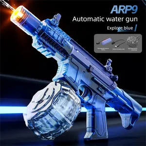 HydroForce-2026 New Arrival Flash P9 Electric Water Blaster, Manual Automatic Integrated Mechanical Linkage High Speed Pulse Water Toy for Children Outdoor Play squirt watergun