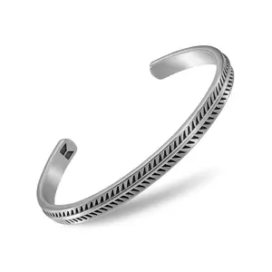 Feather Bone Cuff Bracelet