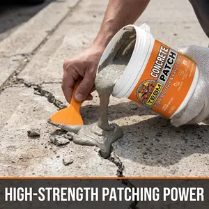 Concrete repair filler, UV resistant, temperature resistant, strong adhesion, suitable for indoor wall and floor repair, swimming pool deck sealing