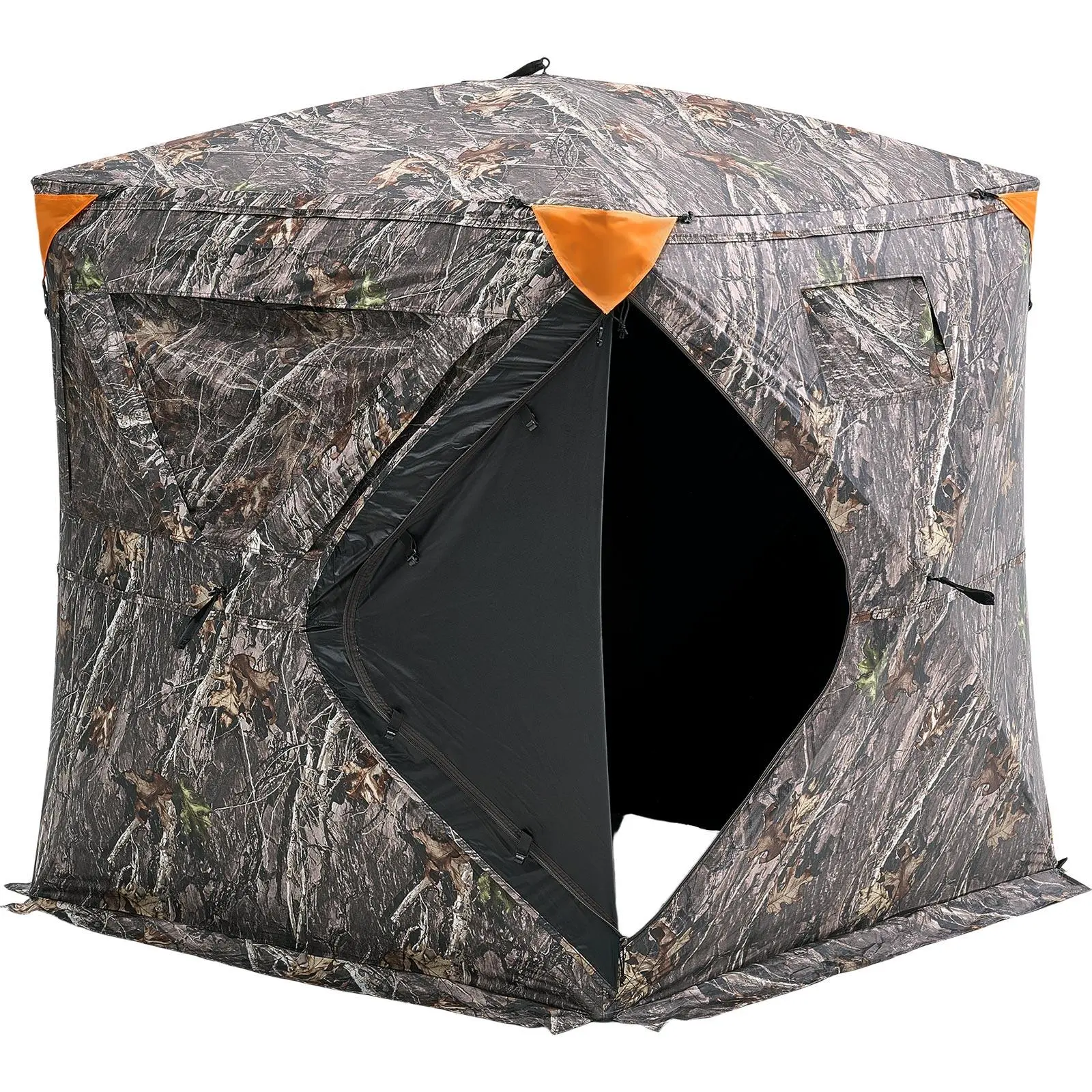 【SummerFinds】VEVOR Hunting Blind,  270° Ground Blind, 2-3 Person Pop Up Deer Blind for Hunting with Carrying Bag, Portable Resilient Hunting Tent, 3 Horizontal Windows for Turkey and Deer Hunting