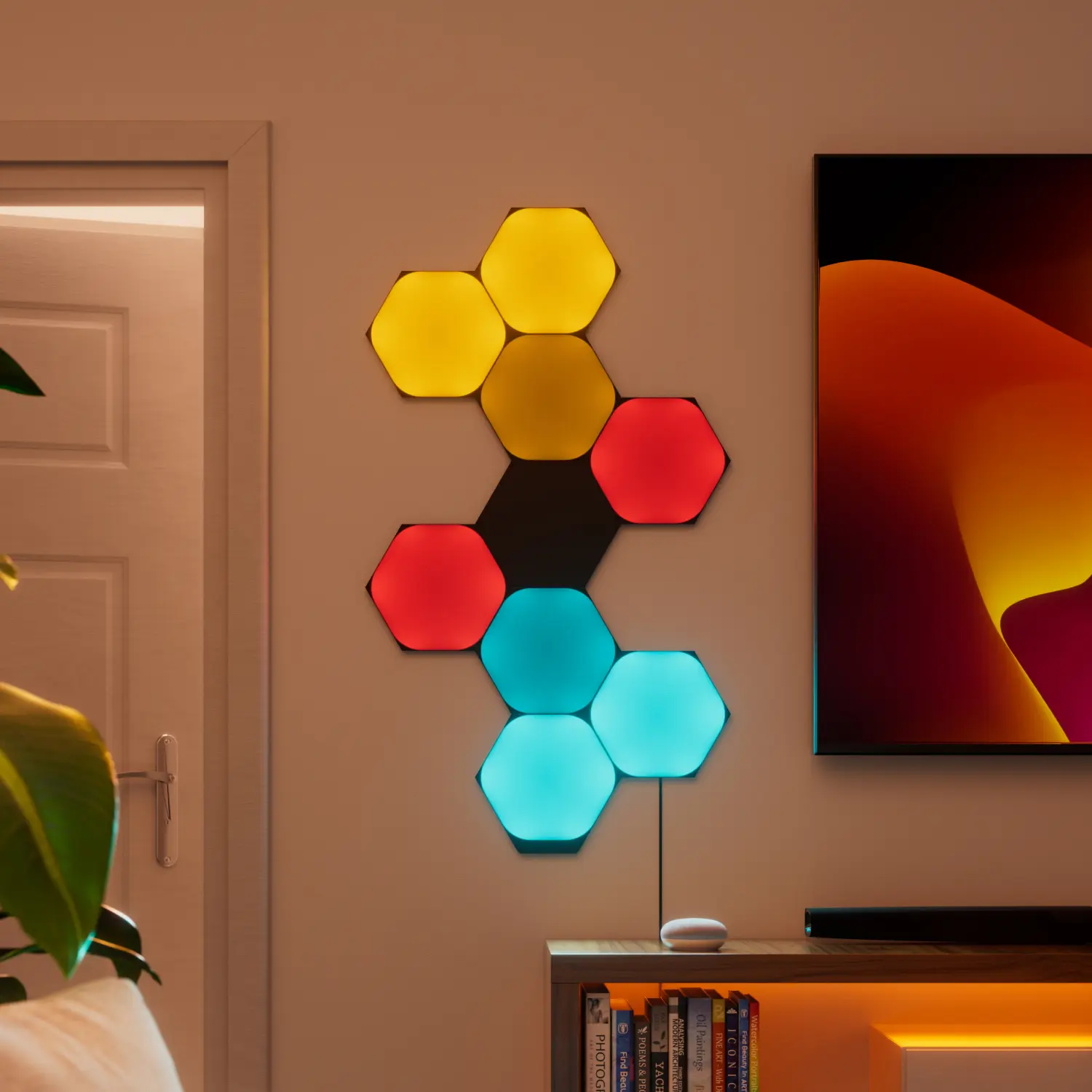 Shapes Limited Edition Ultra Black Hexagons Smarter Kit (9 Panels)