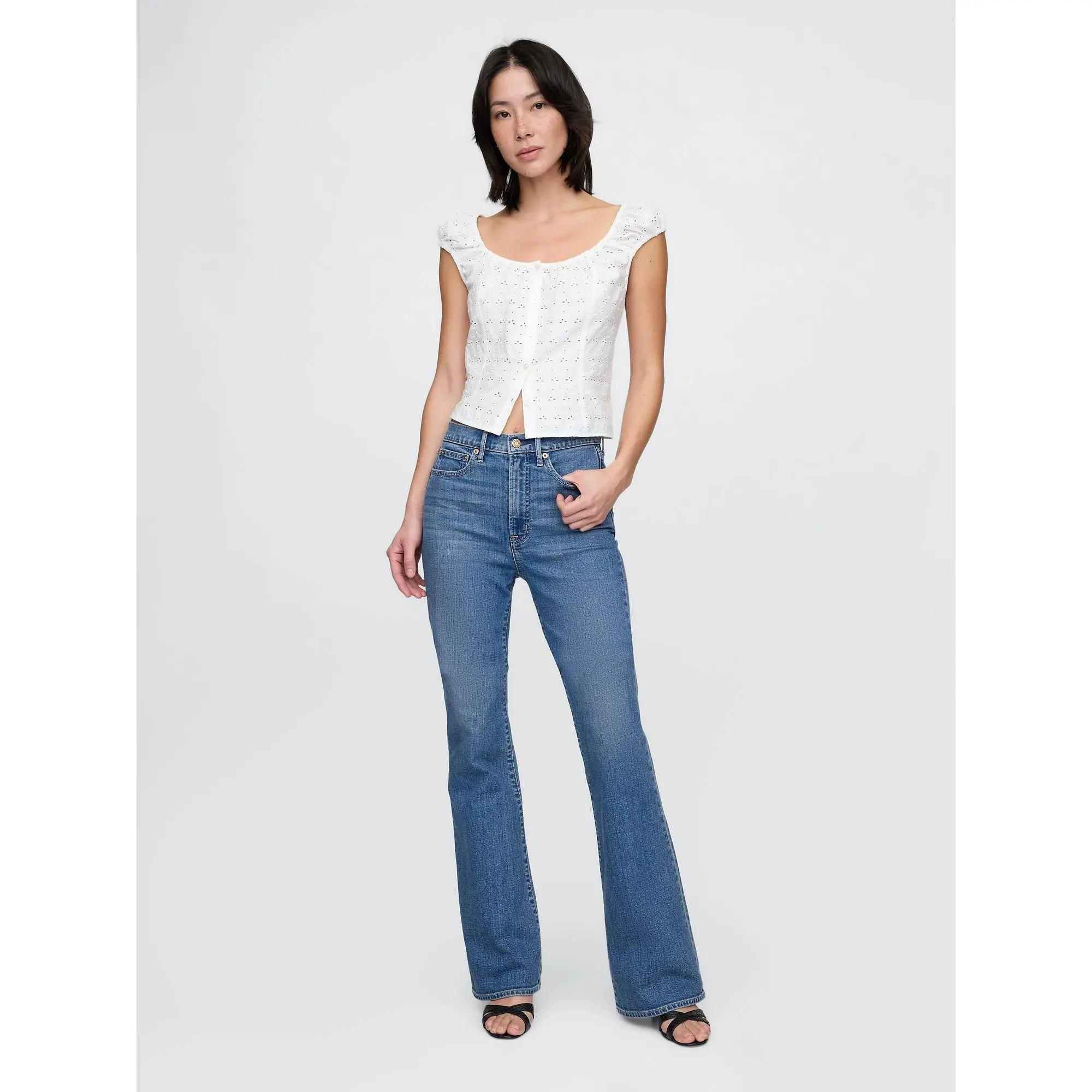 Gap Women's High Rise '70s Flare Jeans