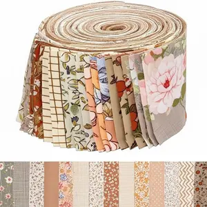 84 GORGEOUS Floral Fabric Strips! Pre - Cut, VIVID Colors & UNIQUE Patterns - A DIY Sewing & Crafts Dream