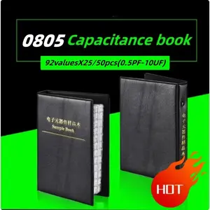 0805 Smd Capacitor Book 92 Values, 25/50 Pieces Per Value, Essential Electronic Repair Kit, Complete Specifications, Quick and Convenient