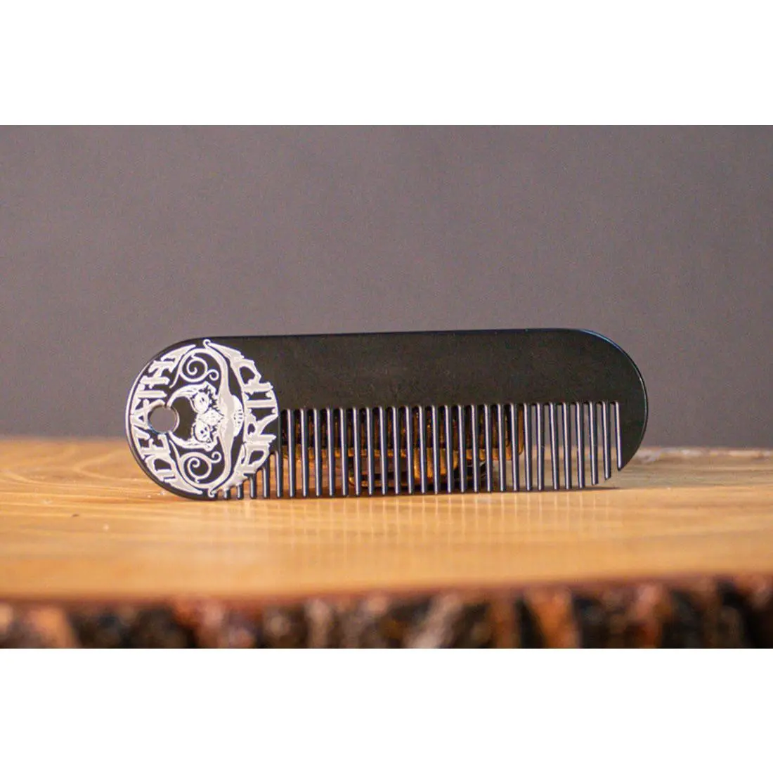 Metal Mustache & Beard Pocket Comb | Death Grip Wax Metal Mustache & Beard Pocket Comb | Death Grip Wax