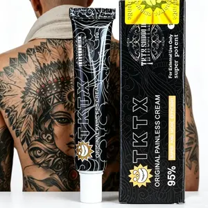 Tattoo Numb Cream That Actually Works TKTX Cream | 95% High Strength | Rapid Pain Block | 6-8 Hr Long | 10g Black Pack | Elasticity Safe