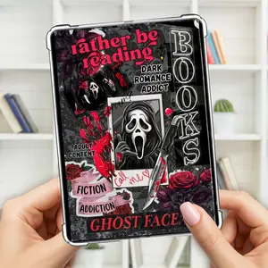 Kindle insert Ghostface , paperwhite, colorsoft, oasis, scribe, ipad mini, fire, kobo, book lover, bookish gifts