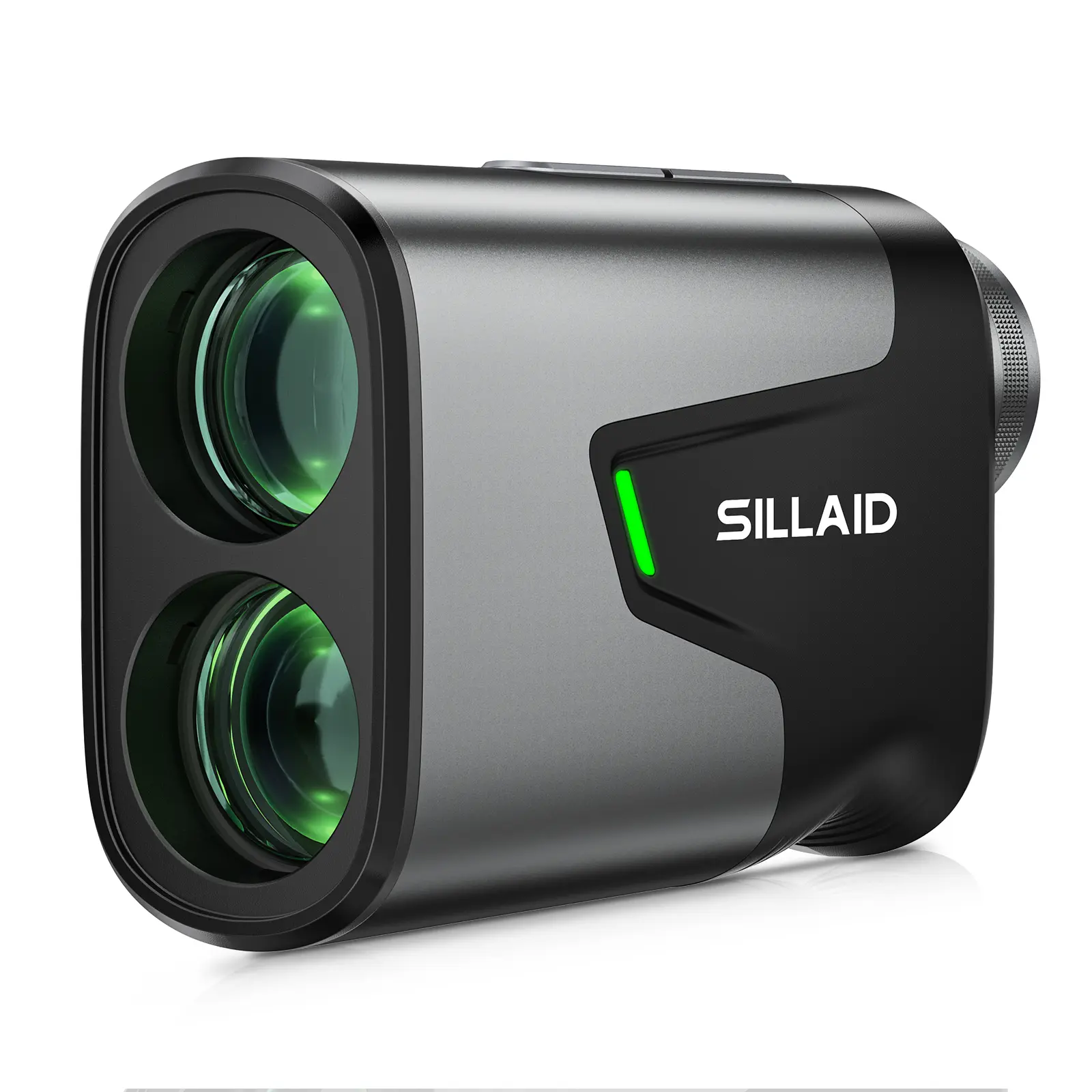 SILLAID Golf Rangefinder with Slope, 1200 Yards Range Finder Golf with Pin Lock Vibration, 7X Magnification, Rechargeable Range Finders, Magnetic, IP54 Waterproof, Golf Accessories for Men Women