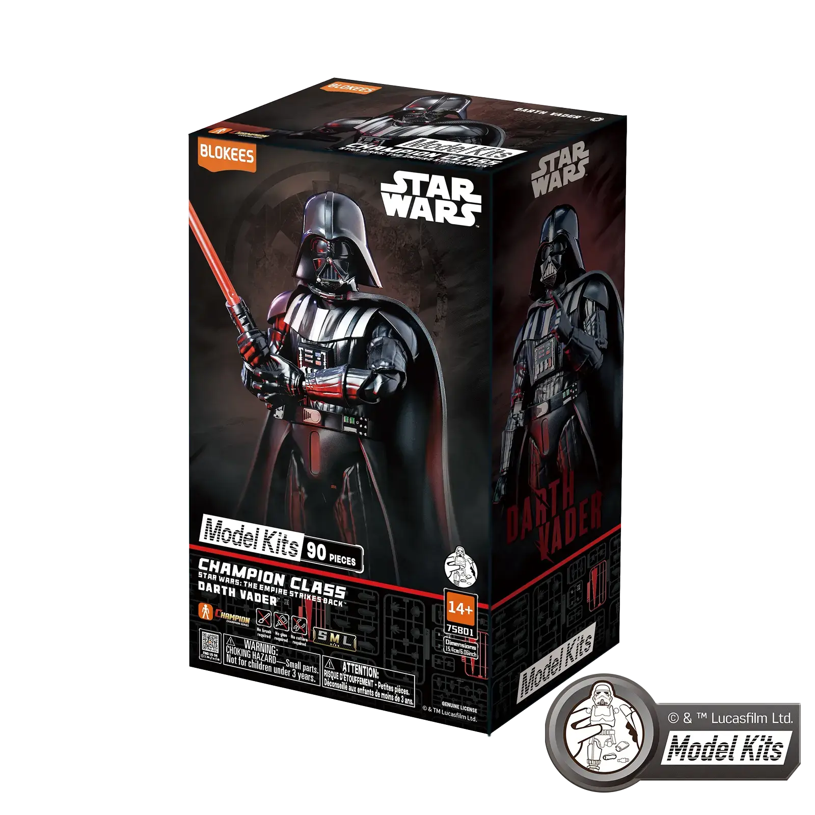 Blokees Star Wars: The Empire Strikes Back Champion Class 01 Darth Vader Model Kits