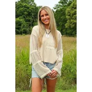 Willow Wind Crochet Detail Top