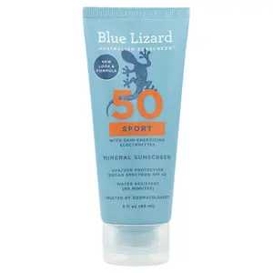 Blue Lizard Australian Sunscreen Sport Mineral Sunscreen, SPF 50, 3 fl oz (89 ml)