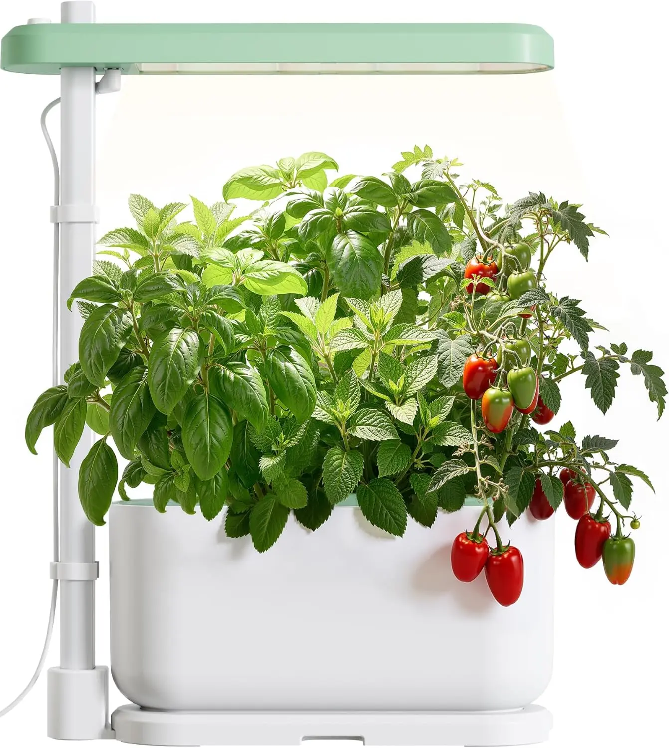 Hydroponics Growing System Kit with 3 Pods  Full  LED Grow Light, Adjustable Height Indoor  Garden, Educational-Ready Hydroponic System for  and BeginnersGardening Gifts