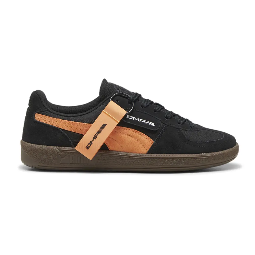 PUMA Mens Palermo Og Mercedes Amg Petronas Motorsport Lace Up Sneakers Shoes Casual - Black