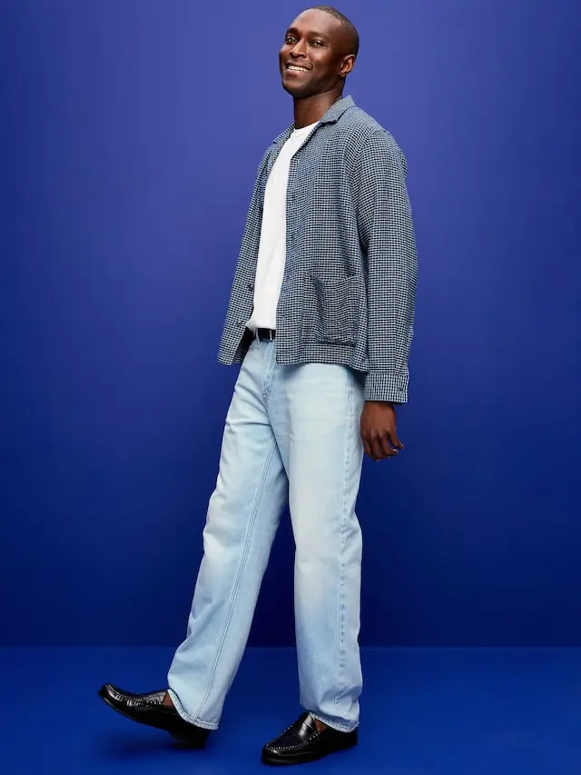 Old Navy Men's Structured Loose Non-Stretch Jeans