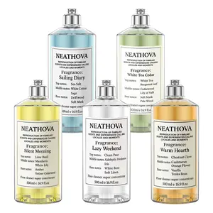 Neathova Luxury Mop Soap 16.9 fl oz – Super Concentrated Floor Cleaner Makes Up to 40 Gallons, Long-Lasting Cozy Fragrance, Pet Safe, for All Hard Surfaces